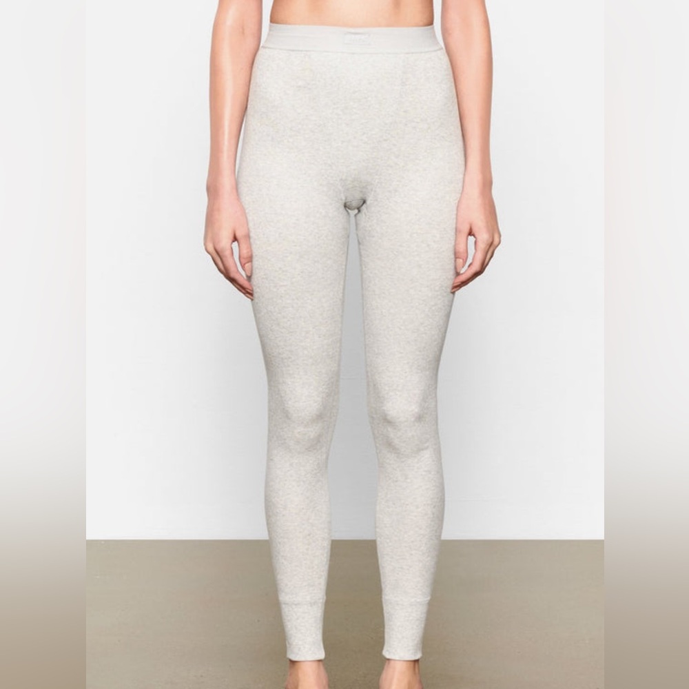 SKIMS Ribbed Cotton Leggings
